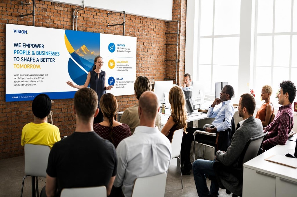 Seminar und Präsentation in der Akademie